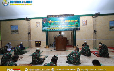 Peringatan Isra Mi’raj Nabi Muhammad SAW Tahun 1442 H/ 2021 M PUSDIKARHANUD