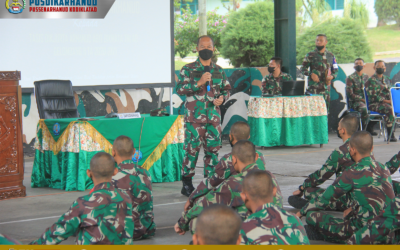 JAM KOMANDAN UNTUK ORGANIK, PNS DAN SISWA DIKJURTA ARHANUD JELANG IDUL FITRI 1442 H