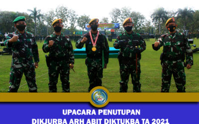 PENUTUPAN DIKJURBA ARHANUD ABIT DIKTUKBA TA 2021.