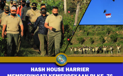 HASH HOUSE HARRIER MEMPERINGATI HARI KEMERDEKAAN  RI KE-76