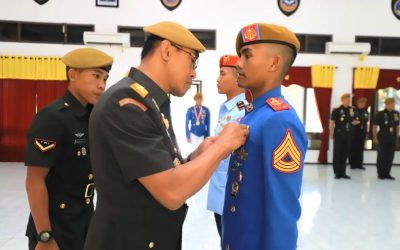 UPACARA PENUTUPAN PENDIDIKAN PRODI DIKCABPA ARHANUD TARUNA AKMIL TA 2024