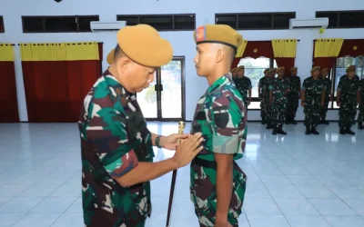 UPACARA PEMBUKAAN PENDIDIKAN KOMANDAN BATERAI ARHANUD