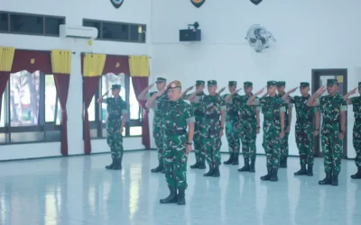 UPACARA PEMBUKAAN PROGRAM PENDIDIKAN KECABANGAN PERWIRA ARHANUD ABIT AKMIL